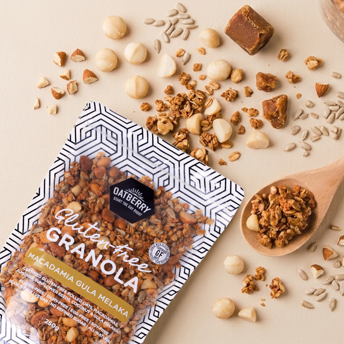Macadamia Gula Melaka Gluten-Free Granola