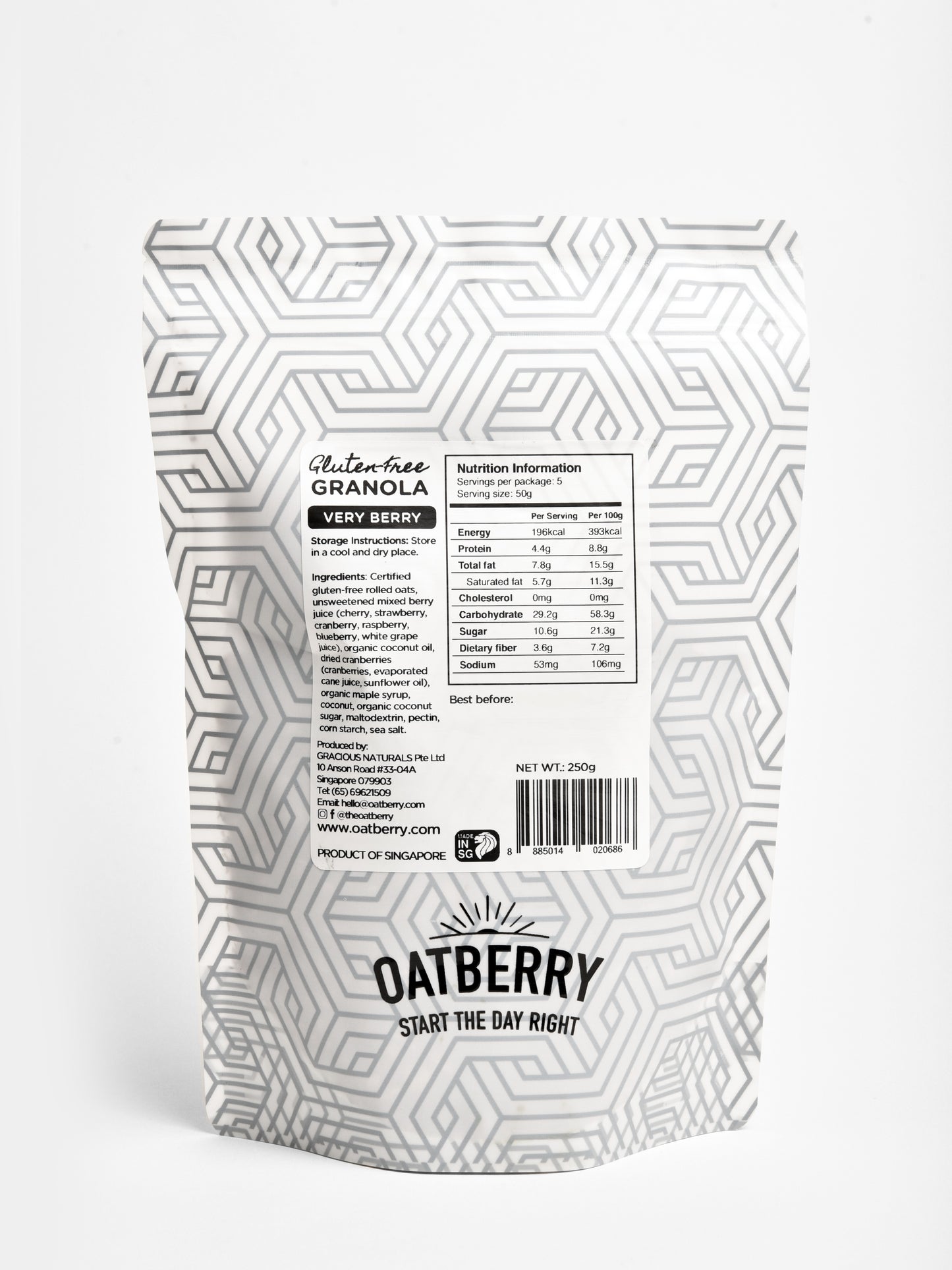 Oatberry Very Berry Gluten-Free Granola