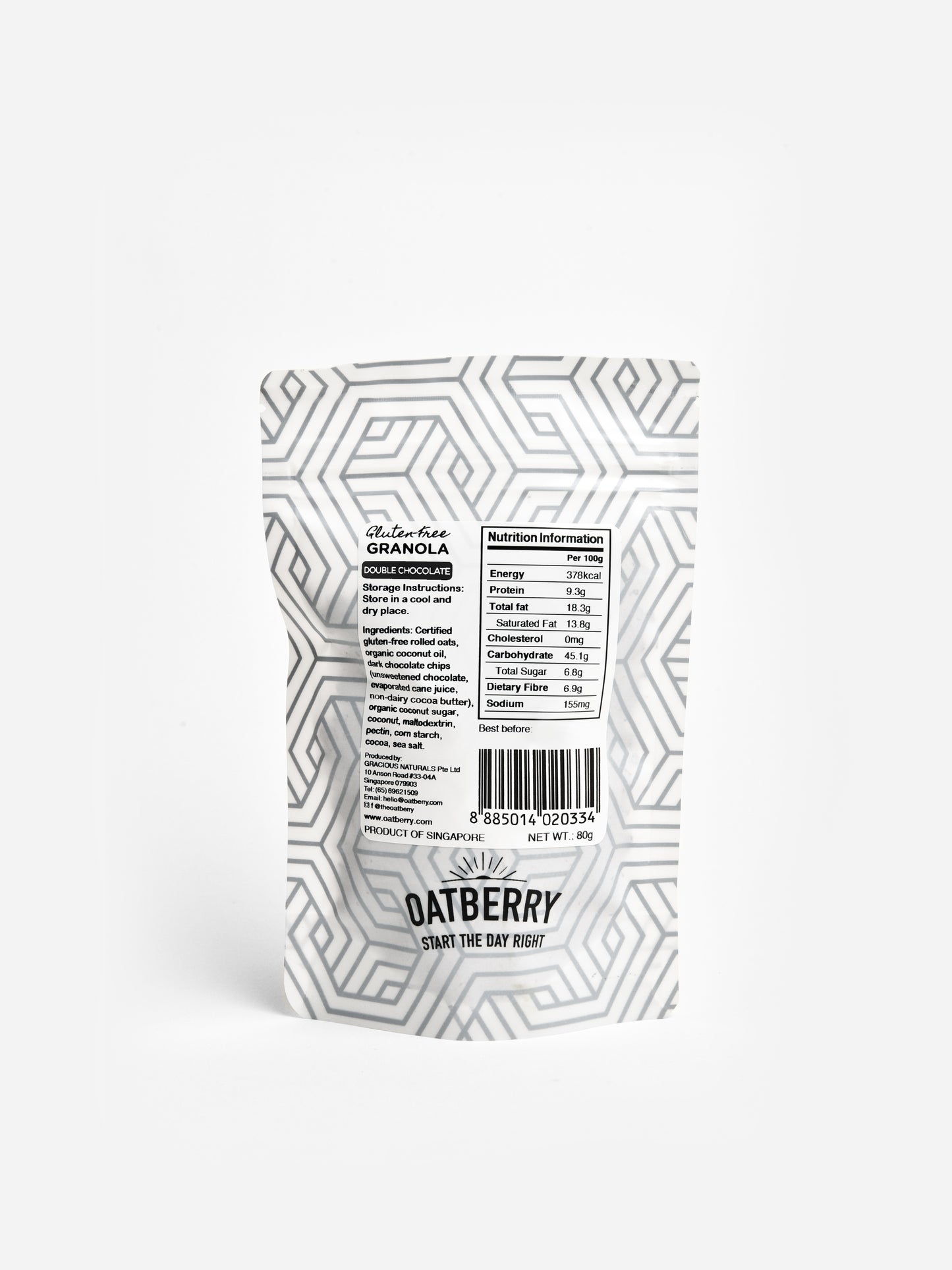 Oatberry Double Chocolate Gluten-Free Granola