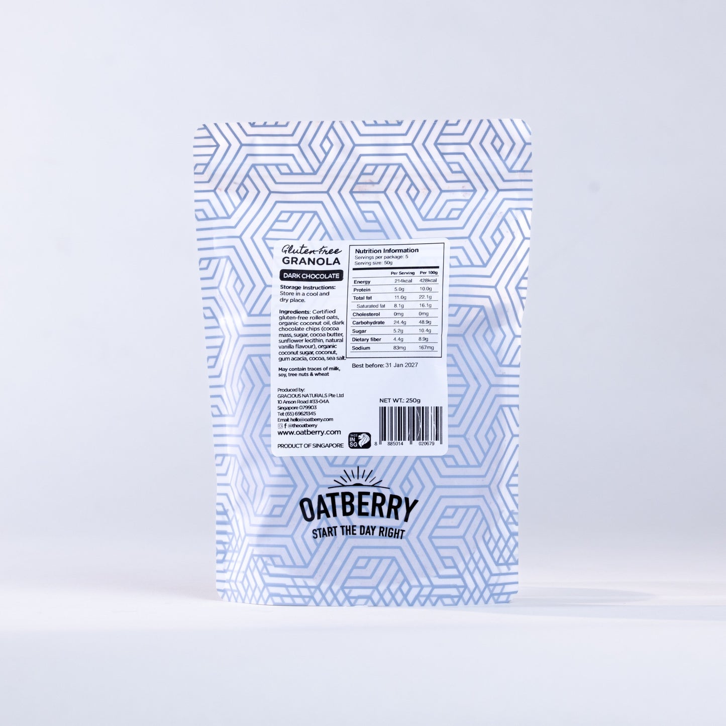 Dark Chocolate Gluten-Free Granola