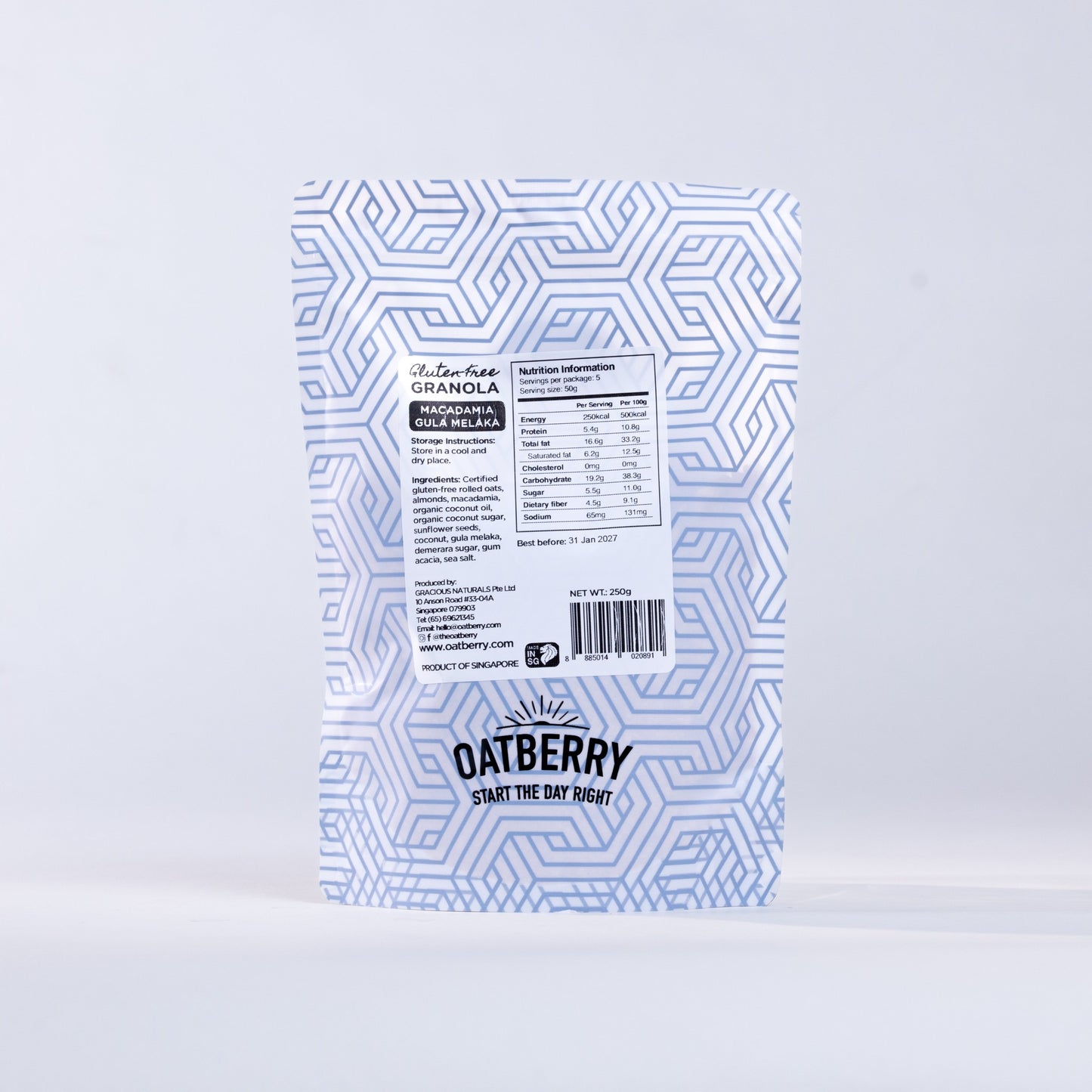 Macadamia Gula Melaka Gluten-Free Granola