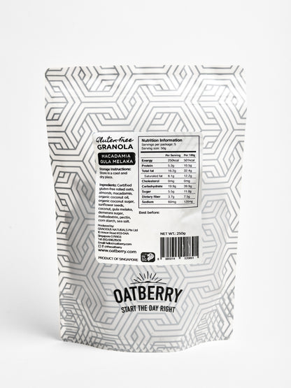Oatberry Macadamia Gula Melaka Gluten-Free Granola