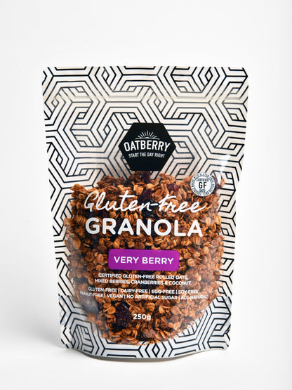 Oatberry Fruitful Box (3 x 250g GF Granola)
