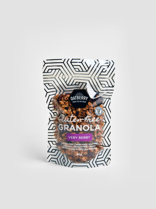 Oatberry Better Breakfast Box of 6 (6 x 80g GF Granola)