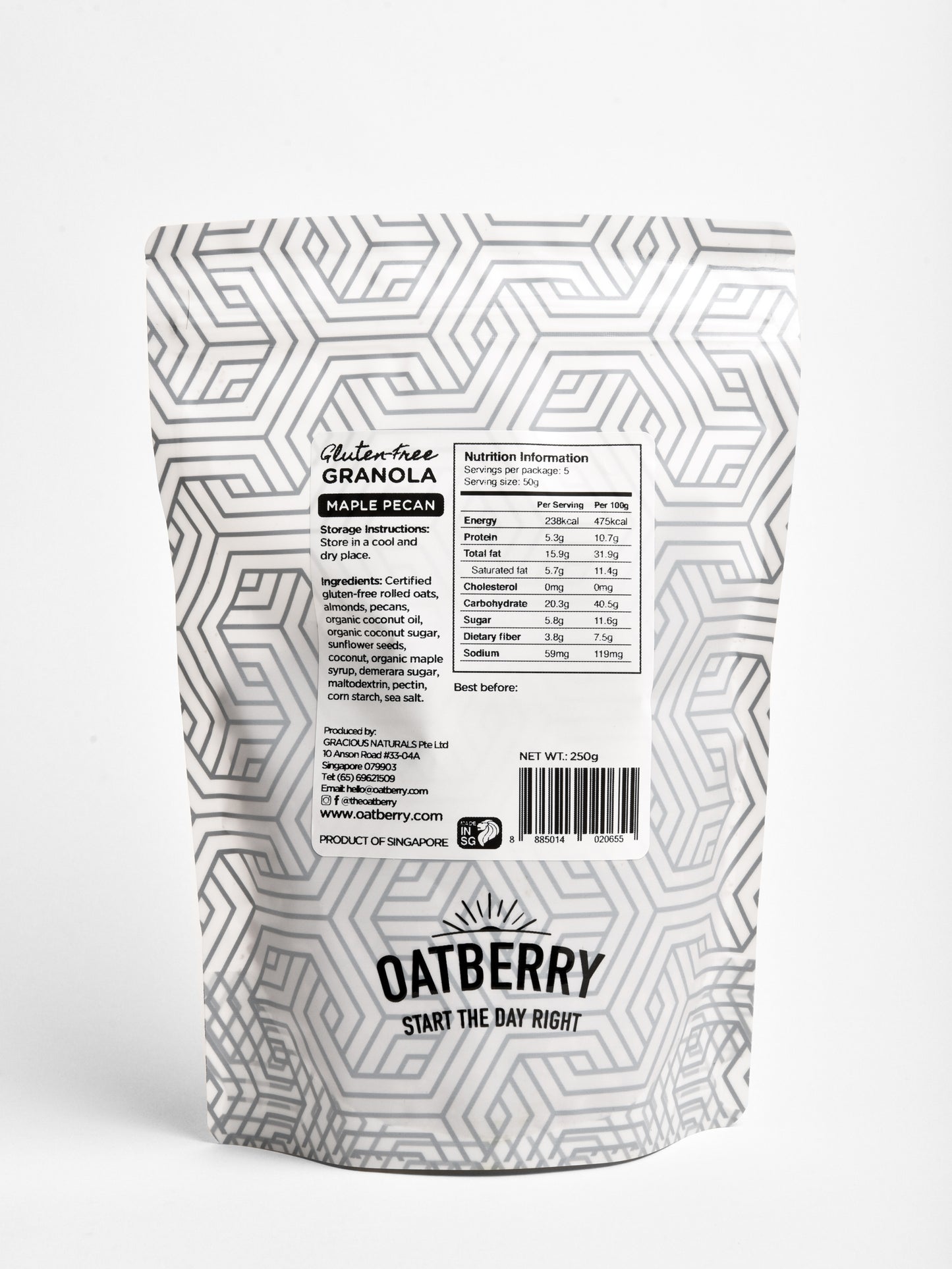 Oatberry Maple Pecan Gluten-Free Granola
